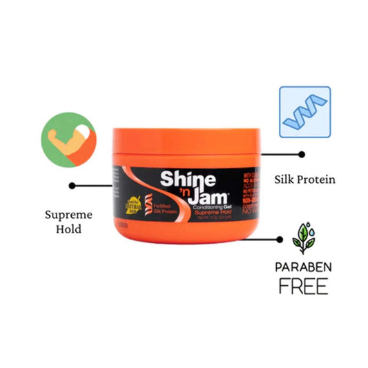 Shine 'n Jam® | GEL ACONDICIONADOR | FIJACIÓN SUPREMA